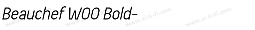 Beauchef W00 Bold字体转换 Beauchef W00 Bold字体转换